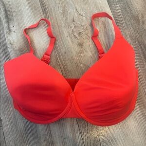 SKIMS Bright Coral Bra